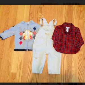 12 Month Boys Clothes Lot (3 Pieces) CP